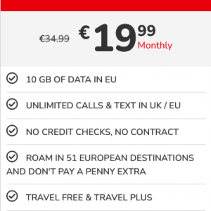 10 GB Data Bundle In 51 Countries